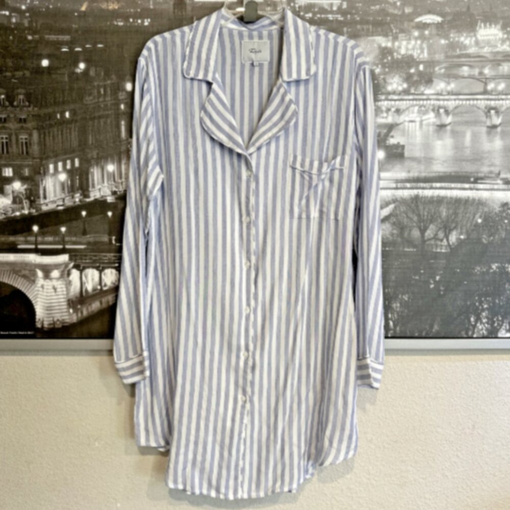 Rails Women's Size Large Bermuda Stripe Button Up… - image 3
